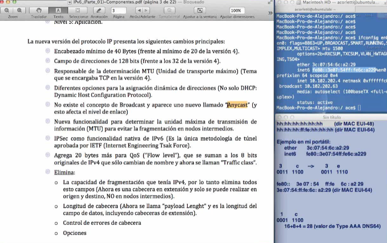 IP versión 6 (Parte 01). Sus componentes. Por Alejandro Corletti.