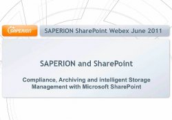 Archiving para Sharepoint, de Saperion 