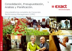 Consolidación, presupuestación, análisis y planificación con la suite CPM de Exact