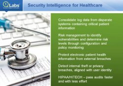 Ciberseguridad en Hospitales. Webinar por Q1 Labs.
