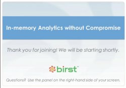 Funcionalidades de In-memory Analytics con Birst