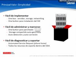 Características y funcionalidades de Oracle Database Appliance, un sistema de bases de datos simplificado dirigido a la pyme