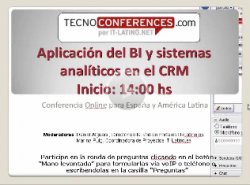 BI y sistemas analíticos aplicados al CRM, con casos prácticos reales. Conferencia online de 6 horas (con capítulos).