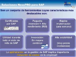 Nesspro presenta su catálogo de herramientas para SAP 