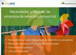 Gestión óptima de la empresa de servicios y proyectos con Microsoft Dynamics AX. Por Quonext.