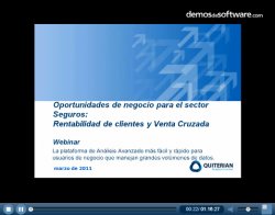 Oportunidades de negocio para el sector Seguros: Rentabilidad de clientes y venta cruzada con Quiterian