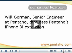 Un vistazo a las funcionalidades de Pentaho en iPhone